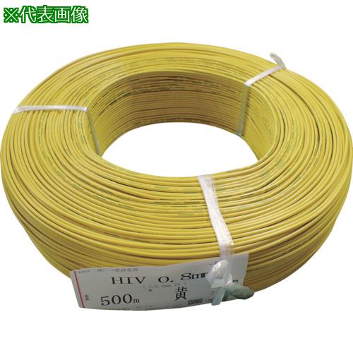 ■KHD HIV1.0 黄 500m〔品番:HIV1.0MM03500M〕【2579568:0】[送料別途見積り][店頭受取不可]｜ホームセンターバロー　店