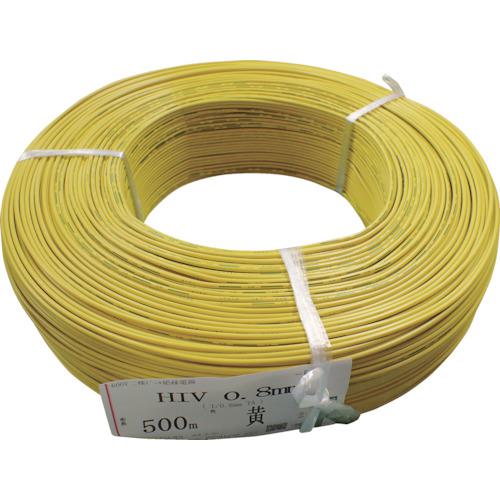 ■KHD HIV0.8 黄 500m〔品番:HIV0.8MM03500M〕【2579571:0】[送料別途見積り][店頭受取不可]｜ホームセンターバロー　店