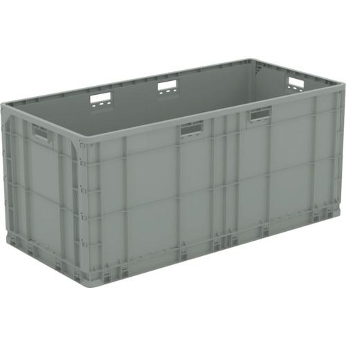 ■サンコー 大型軽量コンテナ 213601 クミコン5125L ライトグレー〔品番:21360101LGY〕【2580611:0】[送料別途見積り][法人・事業所限定][外直送][店頭受取不可]