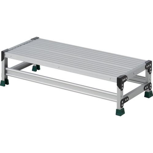 ■TRUSCO 作業用踏台 1段 高さ0.25m 天板1000×400〔品番:TSF11025〕【2580874:0】[店頭受取不可]