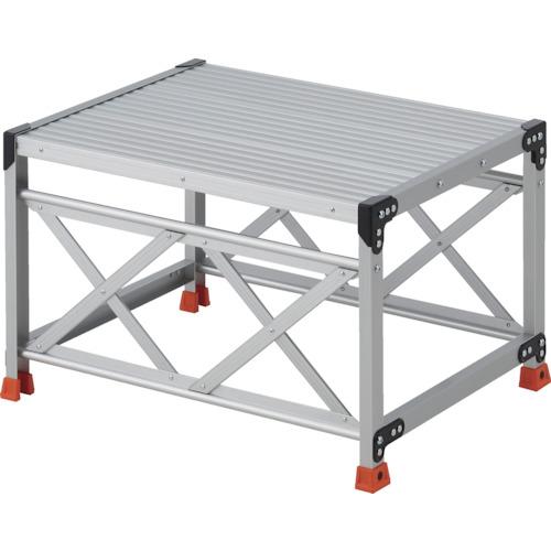 ■TRUSCO 作業用踏台 1段 高さ0.5m 天板800&times;600〔品番:TSF1865〕【2580909:0】[直送DS][店頭受取不可]｜ホームセンターバロー　店