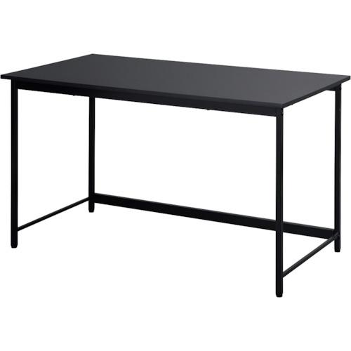 ■IRIS 288277 ベーシックデスク 1200×600 ブラック/ブラック〔品番:BDK1260BB〕【2581174:0】[直送DS][店頭受取不可]