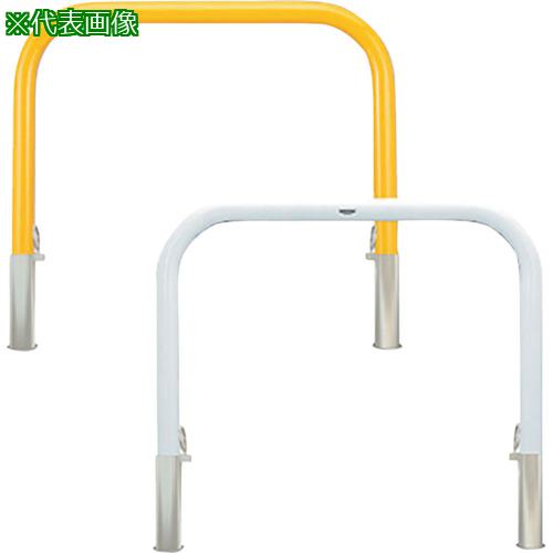 ■カネソウ 車止め アーチ型 スチール製 焼付塗装 脱着式 スチール製蓋 Yシリーズ〔品番:YB6H10DY〕【2584033:0】[法人・事業所限定][外直送元][店頭受取不可]｜ホームセンターバロー　店