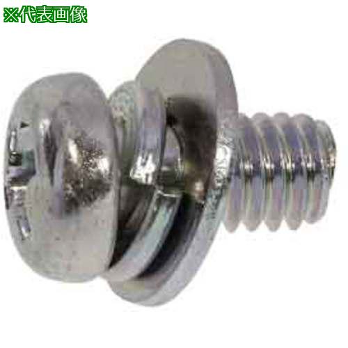 ■SUNCO 組込みねじ ピタック(+)ナベI\u003d3(鉄(または標準)・三価ホワイト) M4×8(1500本入)〔品番:1000P0130040008003〕【2586443:0】[送料別途見積り][掲外取寄][店頭受取不可] 7,300円
