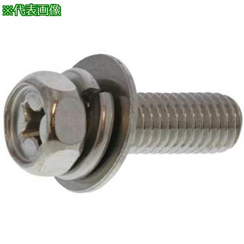 ■SUNCO 組込みねじ (+)小形アプセットP=3(鉄(または標準)・三価ホワイト) M8&times;30(220本入)〔品番:100001K30080030003〕【2587820:0】[送料別途見積り][掲外取寄][店頭受取不可]｜ホームセンターバロー　店