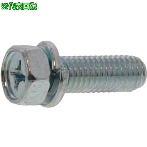 ■SUNCO 組込みねじ (+)小形アプセットP=2(鉄(または標準)・クロメート) M8&times;25(300本入)〔品番:100001K20080025002〕【2591032:0】[送料別途見積り][掲外取寄][店頭受取不可]｜ホームセンターバロー　店