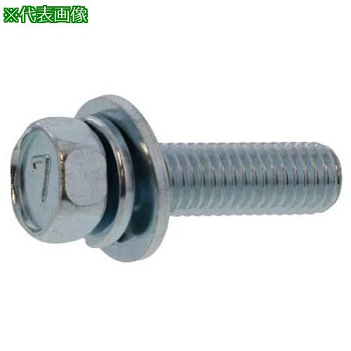 ■SUNCO 組込みねじ 7マーク小形アプセット P\u003d3(鉄(または標準)・三価ホワイト) M8×40(130本入)〔品番:100075030080040003〕【2591186:0】[送料別途見積り][掲外取寄][店頭受取不可]