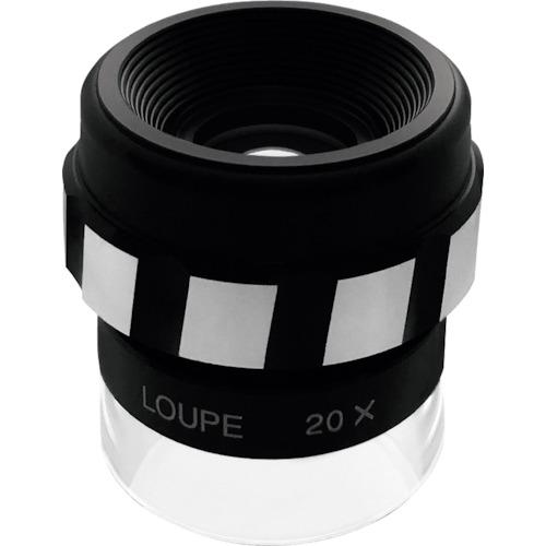 ■リーフ 高級フォーカスルーペ 20x〔品番:5087〕【2591659:0】[送料別途見積り][掲外取寄][店頭受取不可]