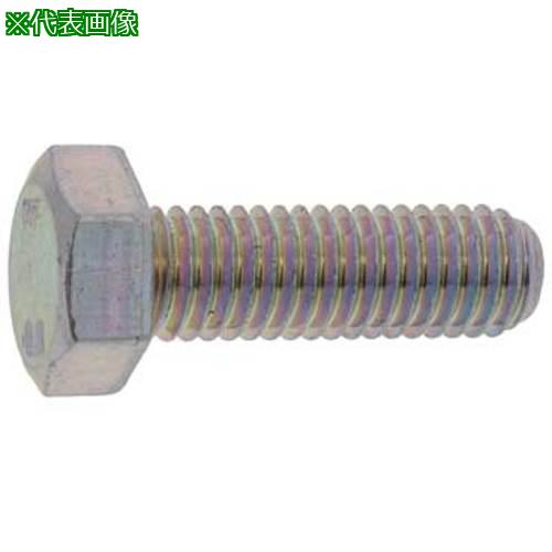 ■SUNCO 三価ホワイト 六角ボルト 全ネジ 左ネジ 10X30 (100本入)〔品番:B00000080100030003〕【2592491:0】[送料別途見積り][掲外取寄][店頭受取不可]