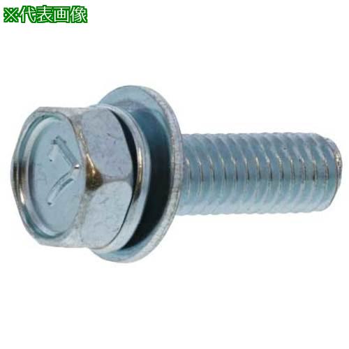 ■SUNCO 組込みねじ 7マーク アプセット P\u003d3(鉄(または標準)・クロメート) M6×10(600本入)〔品番:100070030060010002〕【2595890:0】[送料別途見積り][掲外取寄][店頭受取不可]