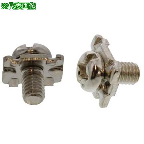 ■SUNCO ニッケル 端子ねじ(+-)ナベC形 長方形6.8×7.0×1 3×6 (2) (3000本入)〔品番:100002620030006205〕【2602070:0】[送料別途見積り][掲外取寄][店頭受取不可]