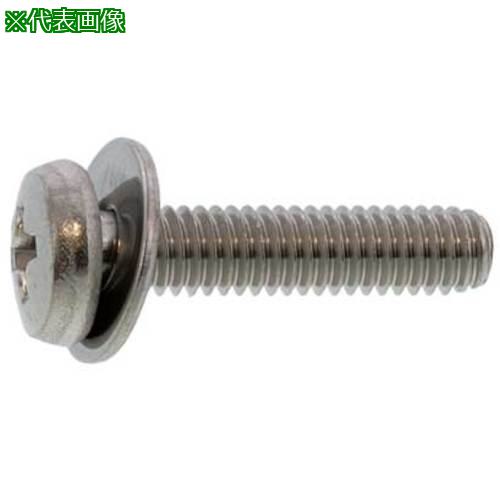 ■SUNCO 組込みねじ (+)バインドP\u003d1(鉄(または標準)・三価ホワイト) M2×5(4000本入)〔品番:100004010020005003〕【2606741:0】[送料別途見積り][掲外取寄][店頭受取不可]
