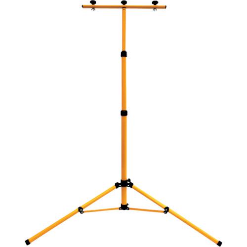 ■NIKKI 充電式LED投光器三脚スタンド〔品番:TP20B〕【2607261:0】[送料別途見積り][掲外取寄][店頭受取不可]