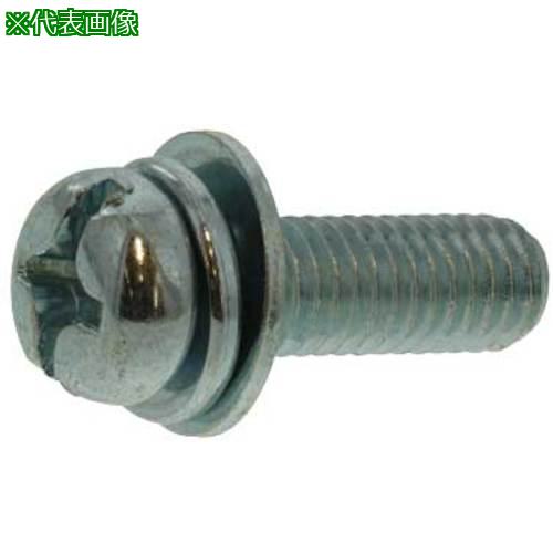 ■SUNCO 組込みねじ (+-)ナベP\u003d3(SUS(ステンレス)・生地(または標準)) M4×10(1000本入)〔品番:100202030040010000〕【2609044:0】[送料別途見積り][掲外取寄][店頭受取不可]