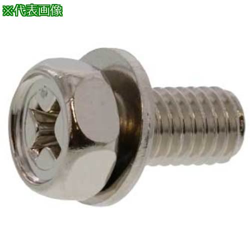 ■SUNCO 組込みねじ (+)アプセットI\u003d1(黄銅・ニッケル) M5×10(700本入)〔品番:100101110050010005〕【2609194:0】[送料別途見積り][掲外取寄][店頭受取不可]