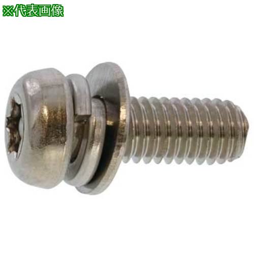 ■SUNCO 組込みねじ TRXタンパー ナベI\u003d3 SUS(ステンレス)・生地(または標準) M4×10(1000本入)〔品番:1002T1130040010000〕【2609541:0】[送料別途見積り][掲外取寄][店頭受取不可]
