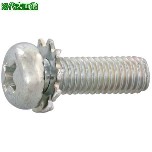 ■SUNCO 組込みねじ (+)ナベLO\u003d2(鉄(または標準)・三価ホワイト) M4×5(2000本入)〔品番:100000220040005003〕【2613425:0】[送料別途見積り][掲外取寄][店頭受取不可]