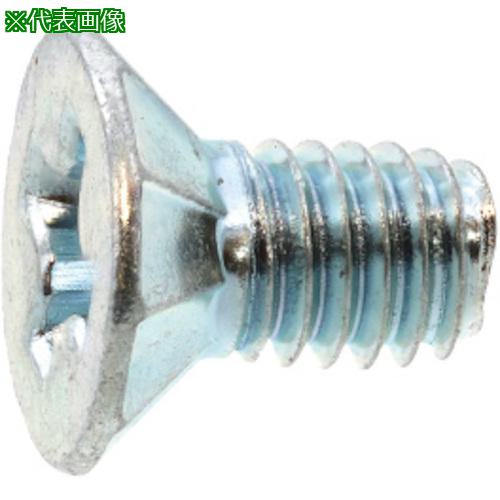 ■SUNCO 三価ホワイト Sタイプサラ 逆セレート付き 4×10 (2500本入)〔品番:300000P10040010003〕【2616047:0】[送料別途見積り][掲外取寄][店頭受取不可]
