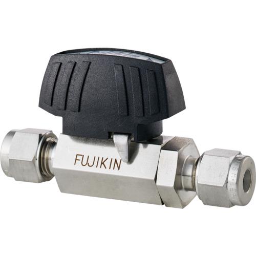■Fujikin ステンレス鋼製3.92MPa V-Lok継手付ボール弁〔品番:PUBV9410V〕【2616722:0】[店頭受取不可]