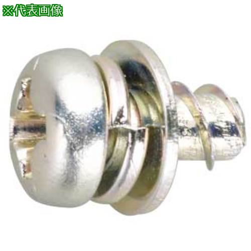 ■SUNCO 三価ホワイト PタイプナベP\u003d4 3×6 (1500本入)〔品番:300090040030006003〕【2617726:0】[送料別途見積り][掲外取寄][店頭受取不可]