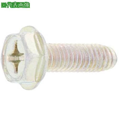 ■SUNCO 三価ホワイト Sタイプ+六角フランジ B8D13 5×8 (700本入)〔品番:3000000B0050008003〕【2619128:0】[送料別途見積り][掲外取寄][店頭受取不可]