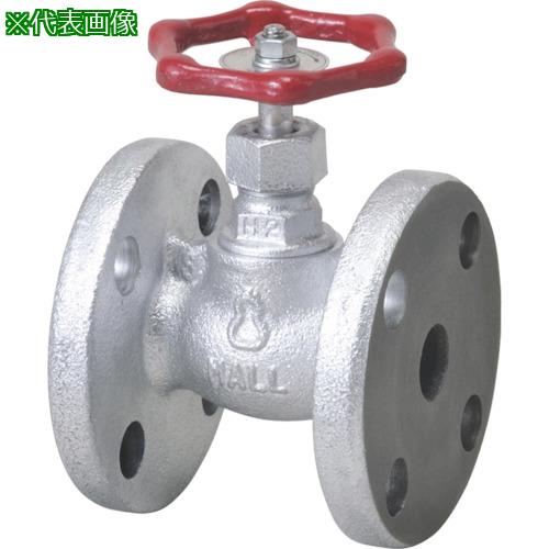 ■桑名金属工業 グローブバルブ汎用10K 2〔品番:HM10KFG50A〕【2619148:0】[店頭受取不可]