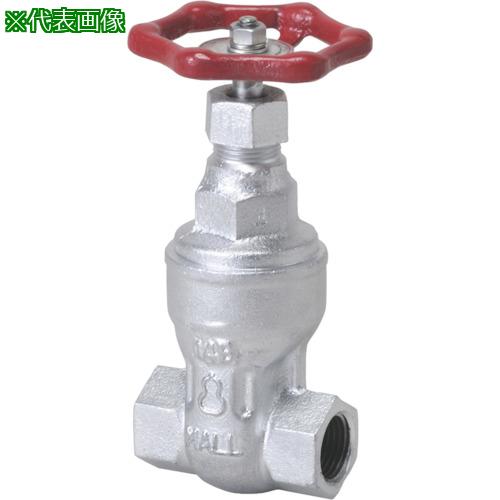 ■桑名金属工業 ゲートバルブ汎用10K〔品番:HM10KSS40A〕【2619393:0】[店頭受取不可]