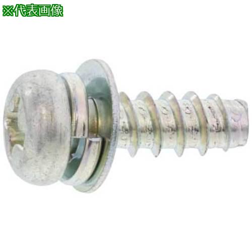 ■SUNCO 三価ホワイト BタイプナベP\u003d4 4×12 (900本入)〔品番:300080040040012003〕【2622473:0】[送料別途見積り][掲外取寄][店頭受取不可]
