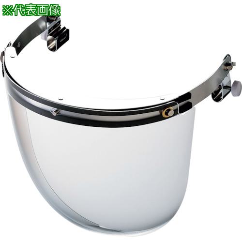 ■ミドリ安全 ヘルメット取付型防災面 MB-115H M-6金具付〔品番:MB115HM6〕【2622971:0】[送料別途見積り][掲外取寄][店頭受取不可]