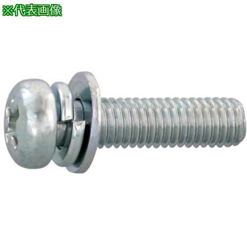 ■SUNCO 組込みねじ (+)ナベI\u003d3(鉄(または標準)・ニッケル) M2.5×6(2200本入)〔品番:100000130025006005〕【2624396:0】[送料別途見積り][掲外取寄][店頭受取不可]
