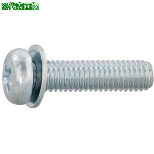 ■SUNCO 組込みねじ (+)ナベPK\u003d1(鉄(または標準)・三価ブラック) M4×6(1800本入)〔品番:100000070040006004〕【2632313:0】[送料別途見積り][掲外取寄][店頭受取不可]