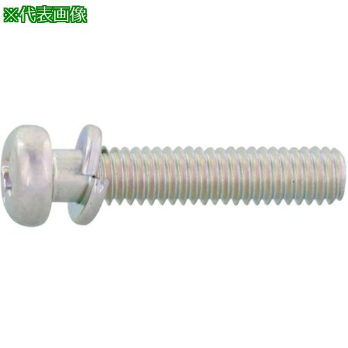 ■SUNCO 組込みねじ (+)ナベP\u003d2(鉄(または標準)・クローム) M4×5(2000本入)〔品番:100000020040005006〕【2637589:0】[送料別途見積り][掲外取寄][店頭受取不可]