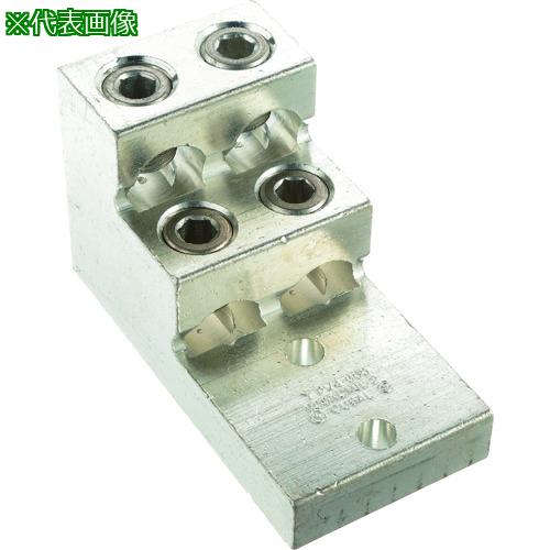 ■PANDUIT アルミ製メカニカルコネクター 2穴垂直方向4バレルラグ 電線サイズAWG2-600kcmil LAM4SB600-38-1Y《2袋入》〔品番:LAM4SB600381Y〕【2671735×2:0】[送料別途見積り][法人・事業所限定][掲外取寄][店頭受取不可]