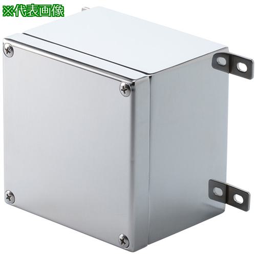 ■タカチ 外部取付足付小型防水・防塵ステンレスボックス〔品番:KLB101008〕【2673197:0】[法人・事業所限定][外直送元][店頭受取不可]