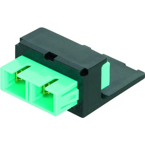 ■PANDUIT 光ファイバーSCアダプタモジュール デュプレックス OM4 CMDAQSCZBL《10個入》〔品番:CMDAQSCZBL〕【2679578×10:0】[送料別途見積り][法人・事業所限定][店頭受取不可]