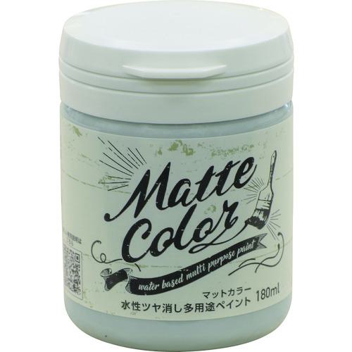 ■アサヒペン 水性多用途ペイント マットカラー 180ML アンティークブルー《6缶入》〔品番:469687〕【2684209×6:0】[送料別途見積り][掲外取寄][店頭受取不可]