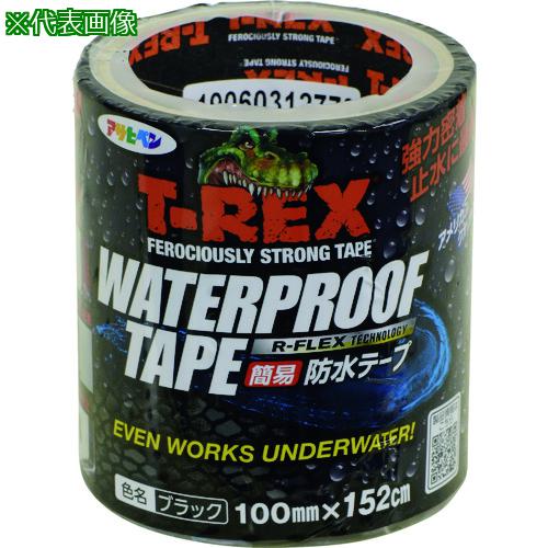 ■アサヒペン T-REX ウォータープルーフテープ 100mm×152cm ブラック《6個入》〔品番:603401〕【2684288×6:0】[送料別途見積り][掲外取寄][店頭受取不可] 17,345円