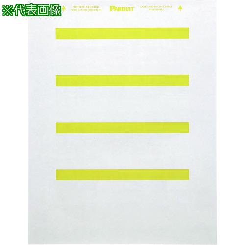 ■PANDUIT レーザープリンター用回転ラベル ポリエステル 黄 R100X150X8J〔品番:R100X150X8J〕【2689533:0】[送料別途見積り][法人・事業所限定][店頭受取不可]