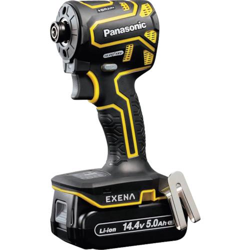 ■EXENA 充電インパクトドライバー 14.4V5.0Ah電池セット品〔品番:EZ1PD1J14DY〕【2708288:0】[店頭受取不可]