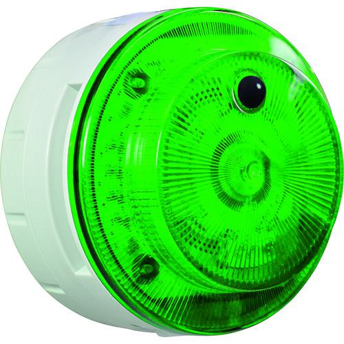 ■NIKKEI LED回転警報機 ニコUFOmyubo 電池式 人感センサー 緑 ウイルス対策〔品番:VK10MB04JGAM〕【2723086:0】[送料別途見積り][掲外取寄][店頭受取不可]