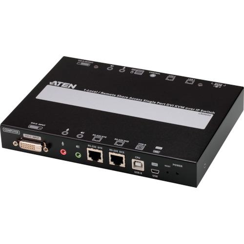 ■ATEN KVMoverIP1ポートDVI対応コンソールステーション対応〔品番:CN9600〕【2723303:0】[法人・事業所限定][直送元][店頭受取不可]
