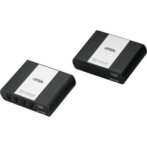 ■ATEN 4ポートUSB2.0Cat5エクステンダー(最大100m延長)〔品番:UEH4002A〕【2723320:0】[法人・事業所限定][外直送元][店頭受取不可]