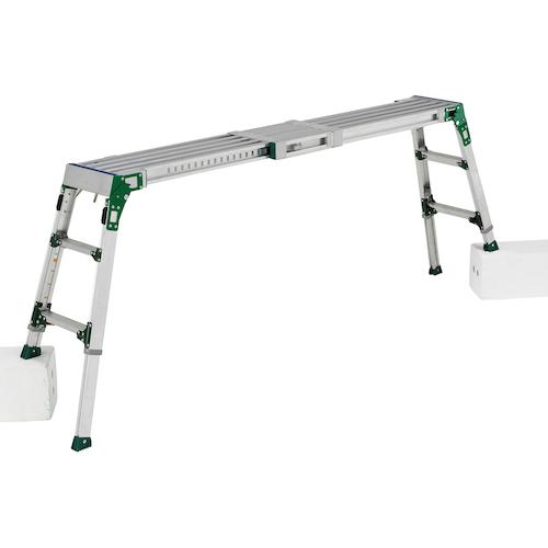 ■タスコ 伸縮天板・伸縮脚付足場台〔品番:TA841EA1〕【2727047:0】[法人・事業所限定][直送元][店頭受取不可]｜ホームセンターバロー　店