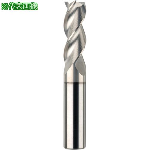 ■京セラ 3枚刃 非鉄金属用スクエアエンドミル ミリ仕様 43M(コーティングなし)〔品番:44714〕【2733275:0】[送料別途見積り][法人・事業所限定][掲外取寄][店頭受取不可]