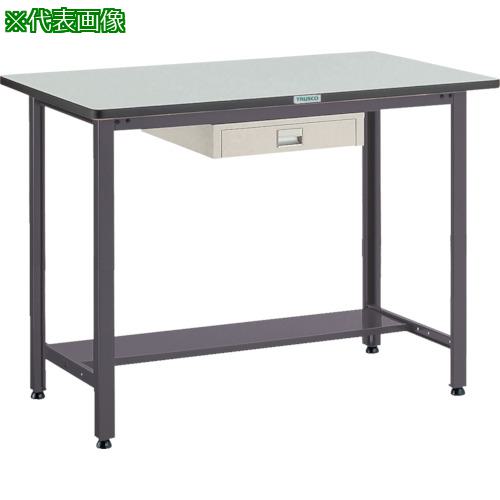 ■TRUSCO 中荷重立作業台(500kg)HAEW型 1800X750XH885 薄型1段引出付 ダークグレー色〔品番:HAEWR1875UDC1〕【2781131:0】[法人・事業所限定][直送元][店頭受取不可]｜ホームセンターバロー　店