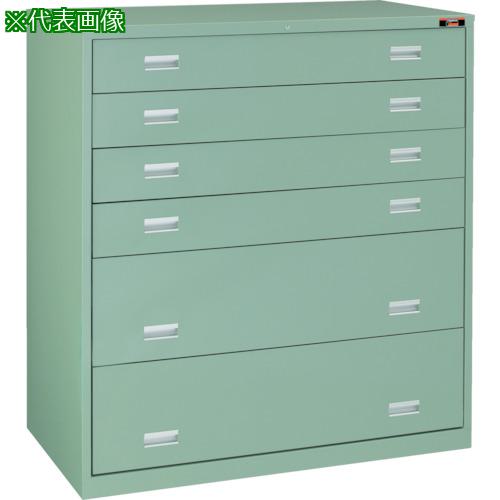 ■TRUSCO スリーロックワイドキャビネット 1200X650XH1300 6段〔品番:TWK1207B〕【2812291:0】[送料別途見積り][法人・事業所限定][直送][店頭受取不可]