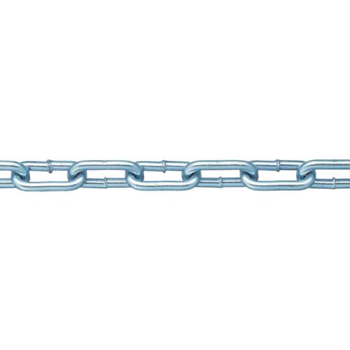 ■ニッサチェイン 鉄ユニクロ溶接リンクチェイン 5.5mm×30m〔品番:IW2055〕【2826780:0】[店頭受取不可]