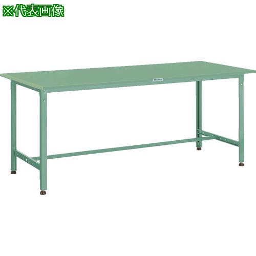 ■TRUSCO 軽荷重作業台(300kg)AE型 1500X750XH740 基本タイプ グリーン色〔品番:SAE1500〕【2851521:0】[法人・事業所限定][直送元][店頭受取不可]