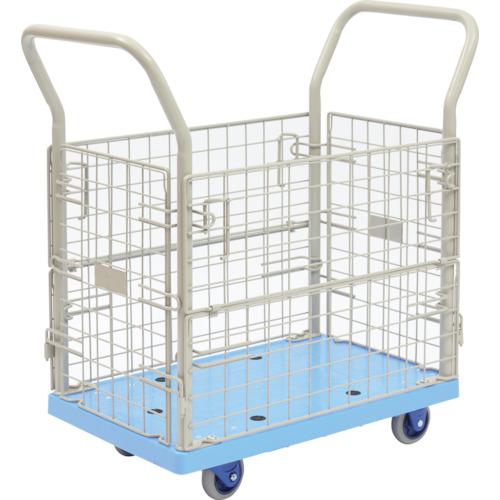 ■金沢 小型静音樹脂網台車〔品番:NP107GSKANSEI〕【2886195:0】[法人・事業所限定][直送元][店頭受取不可]｜ホームセンターバロー　店