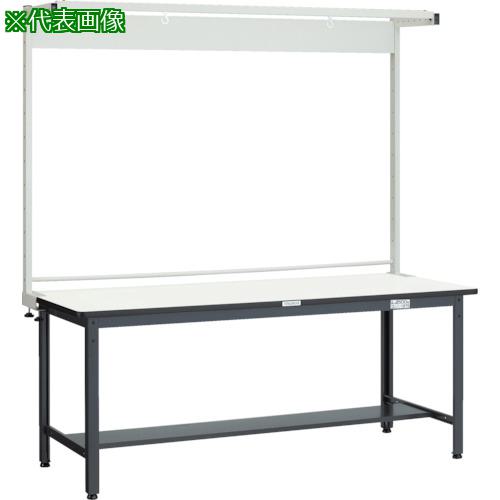 ■TRUSCO 中荷重作業台(500kg)AEW型 1800X750XH1948(全高) ツールハンガー付 ダークグレー色〔品番:AEWR1875THN〕【2893550:0】[法人・事業所限定][直送元][店頭受取不可]｜ホームセンターバロー　店